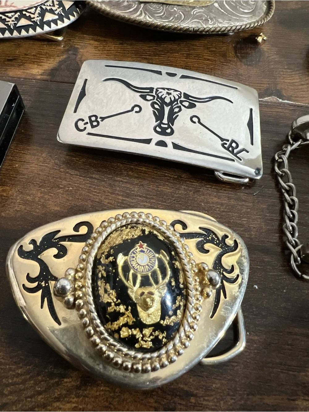 Mixed Men’s Money Clips and Buckle Accents - Gold & Silver Tones